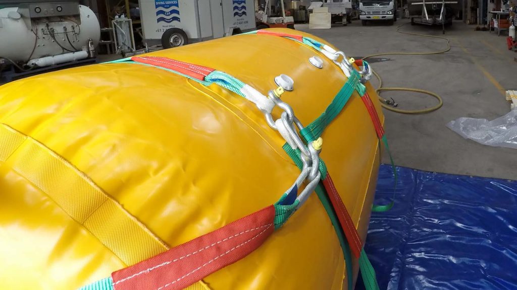 Underwater Air Lift Bag 2ton 2000kg Straps